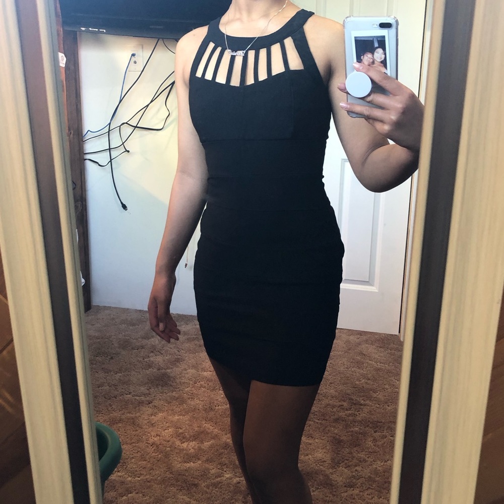 Cute and Simple Black Homecoming Dress